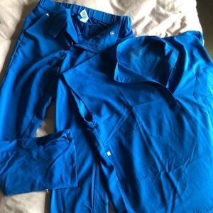 Royal blue LIMITED EDITION PANTS WITH ZIPPER figs